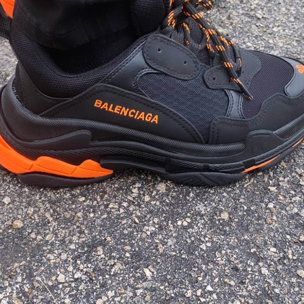 Balenciaga trippleS Orange & Black